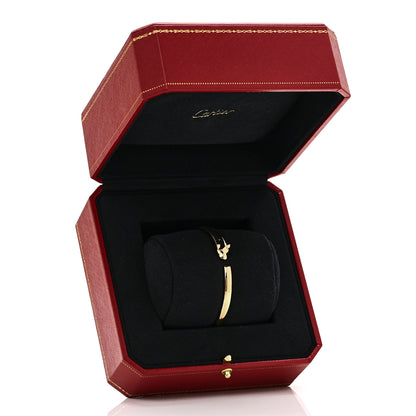 Cartier 18K Yellow Gold Tsavorite Black Onyx Panthere De Cartier Bracelet 16 6 of 6