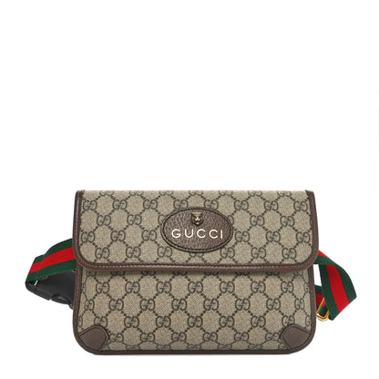 Gucci GG Supreme Monogram Neo Vintage Web Belt Bag Brown 1 of 11