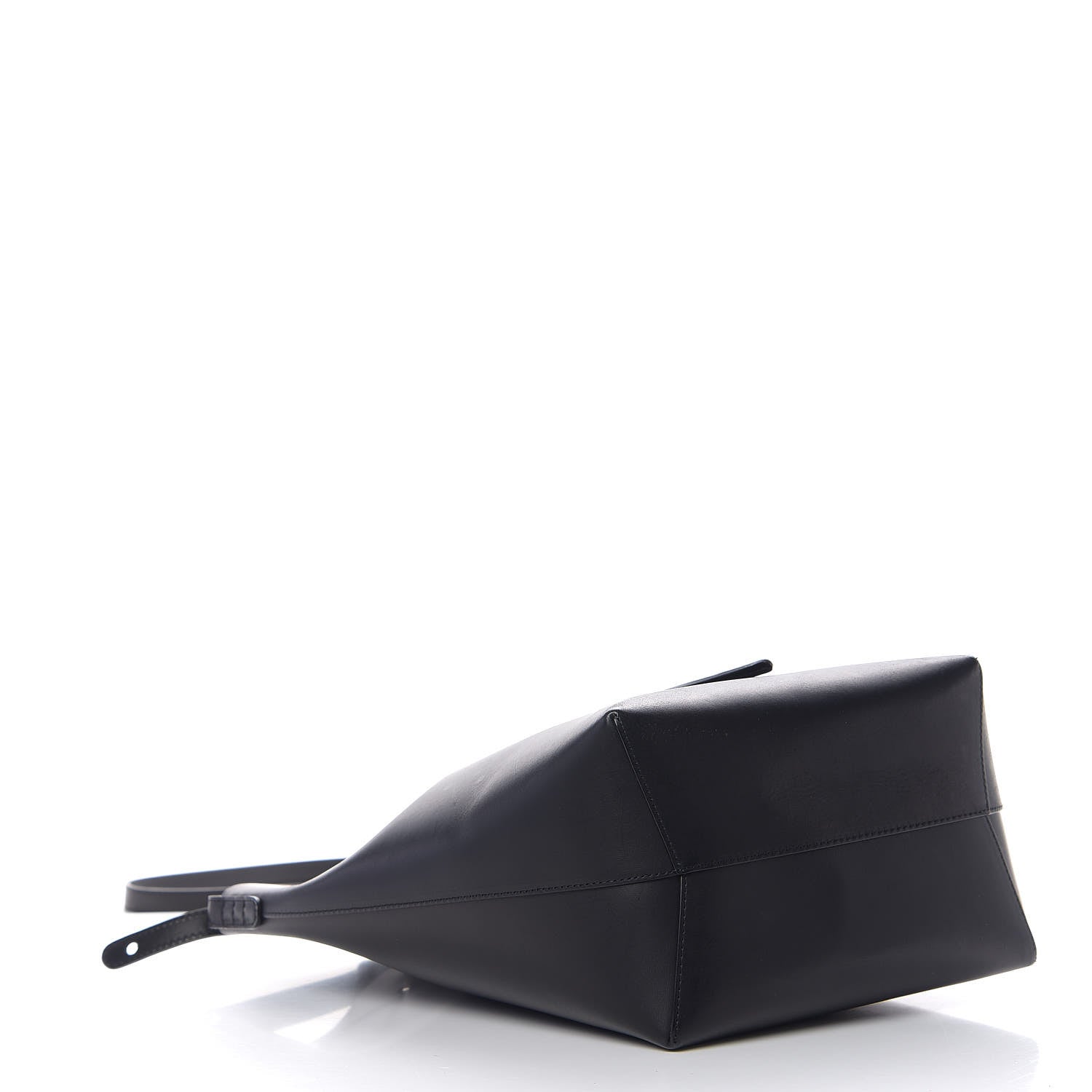 Mansur Gavriel Vegetable Tanned Calfskin Bucket Bag Black Ballerina 3 of 8