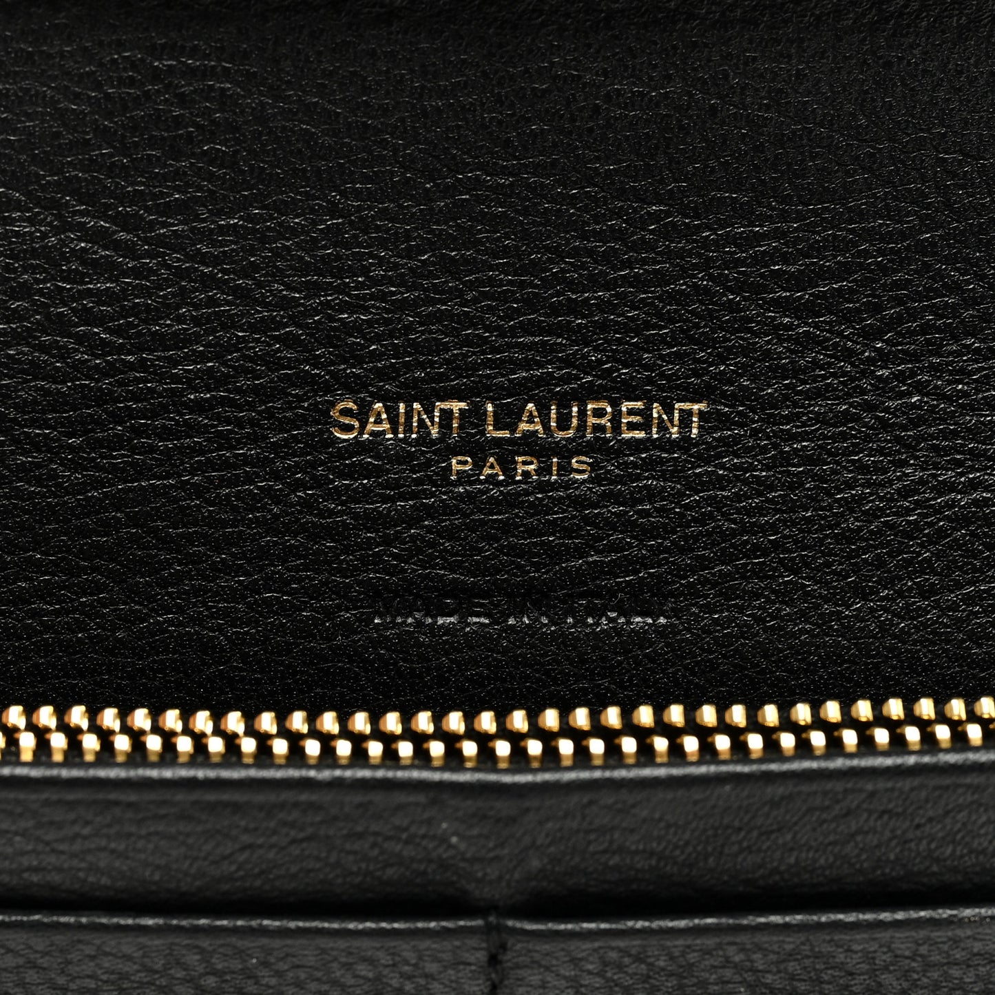 Calfskin Tiny Monogram Cassandre Wallet Black