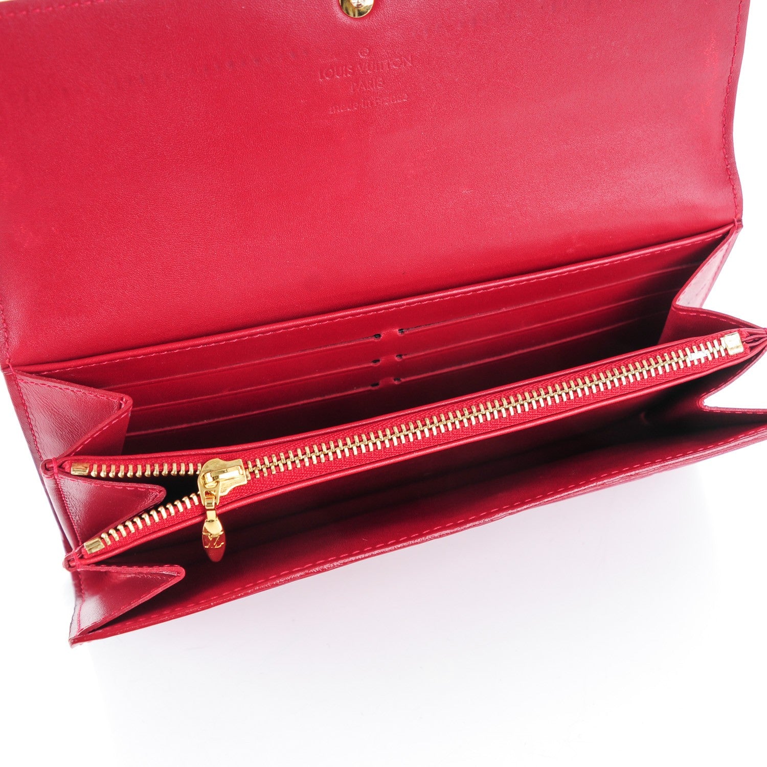Louis Vuitton Vernis Sarah Wallet Pomme D'Amour 5 of 7