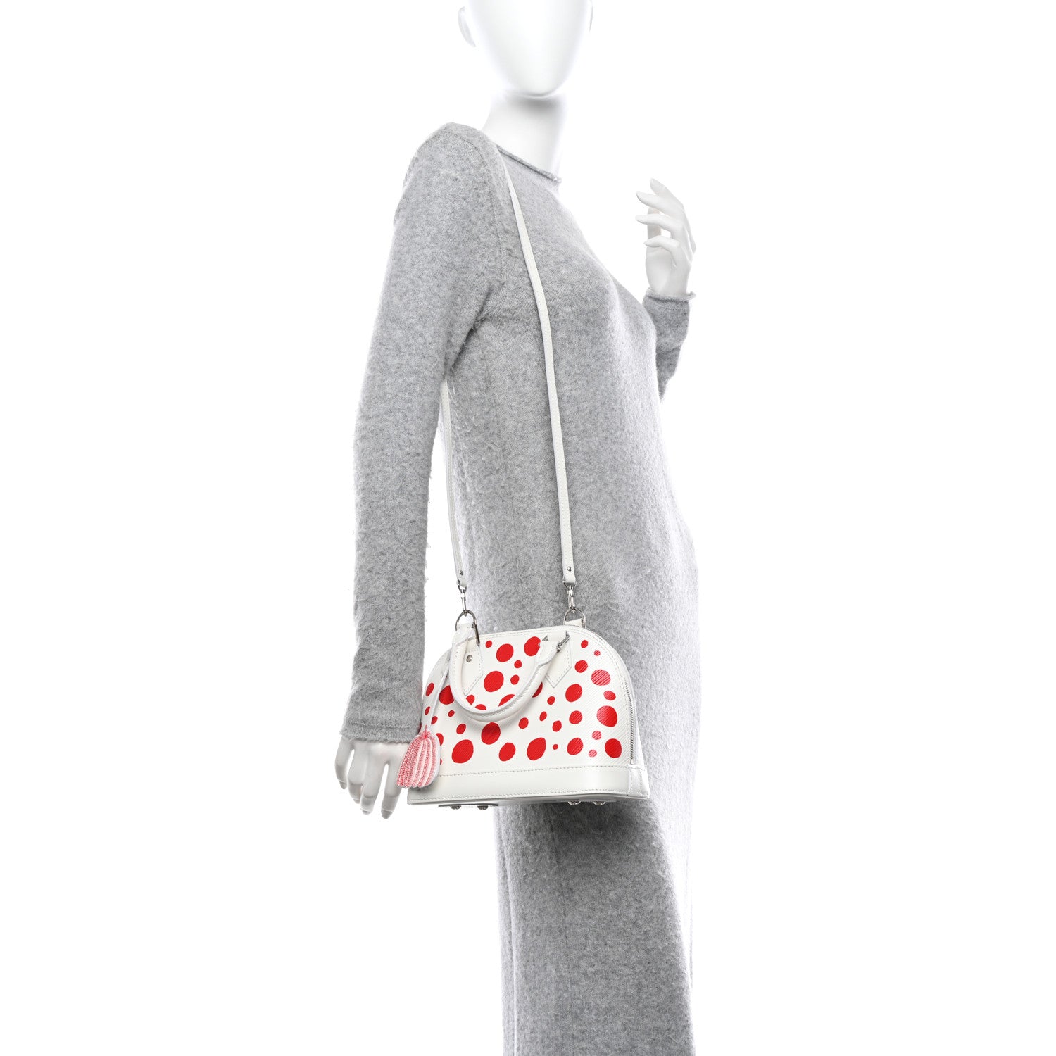 Louis Vuitton LV X YK Epi Alma BB White 2 of 10