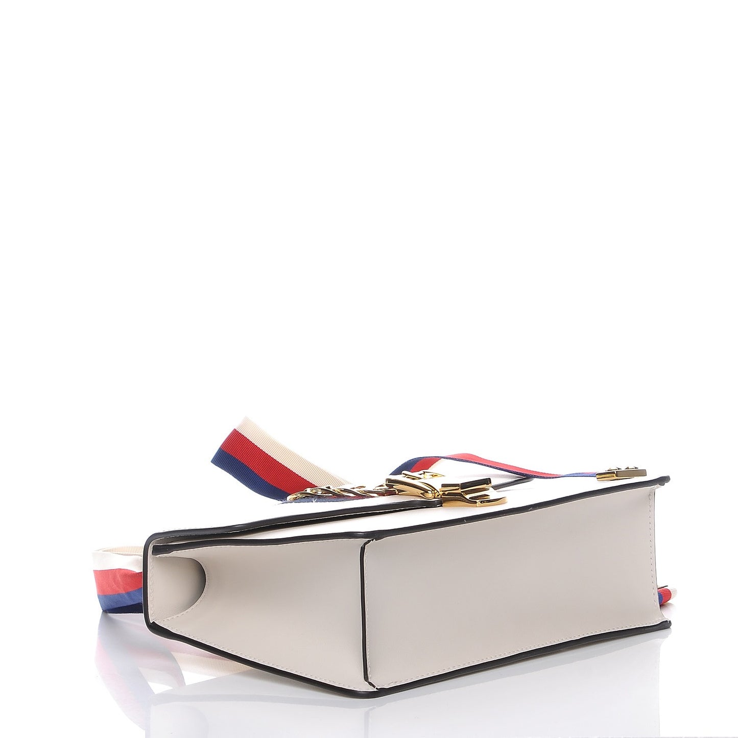 Calfskin Small Sylvie Shoulder Bag White