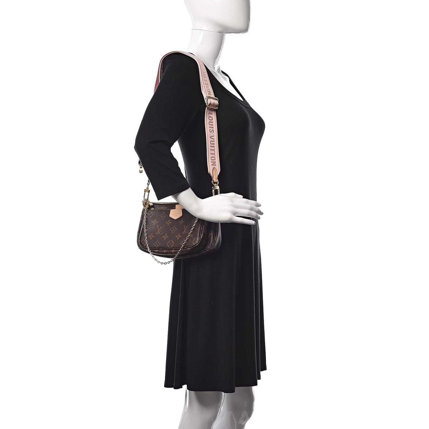 Monogram Multi Pochette Accessories Rose Clair
