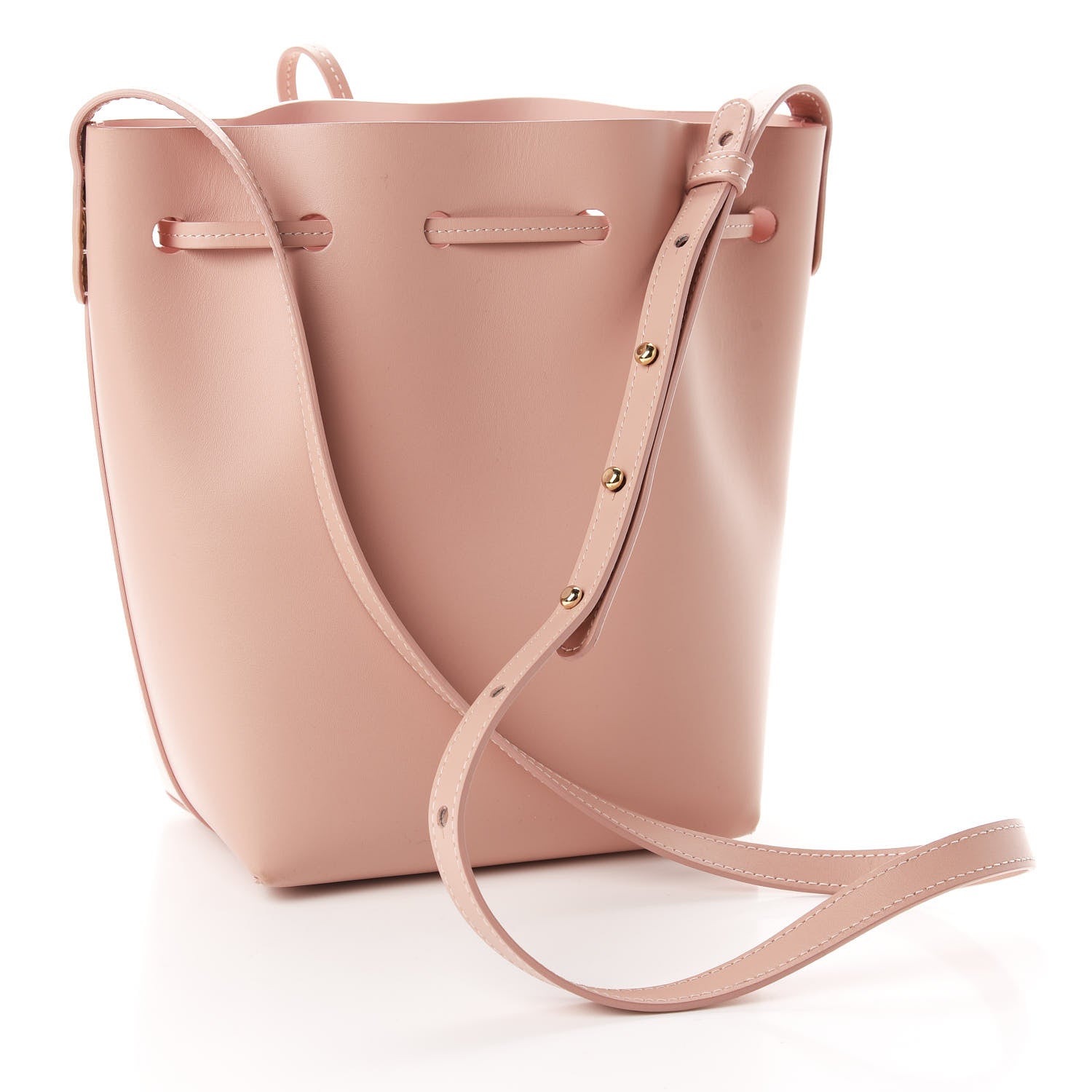 Mansur Gavriel Calfskin Mini Bucket Bag Rosa 3 of 10