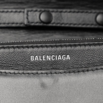 Balenciaga Smooth Calfskin B Wallet on Chain Black 6 of 9