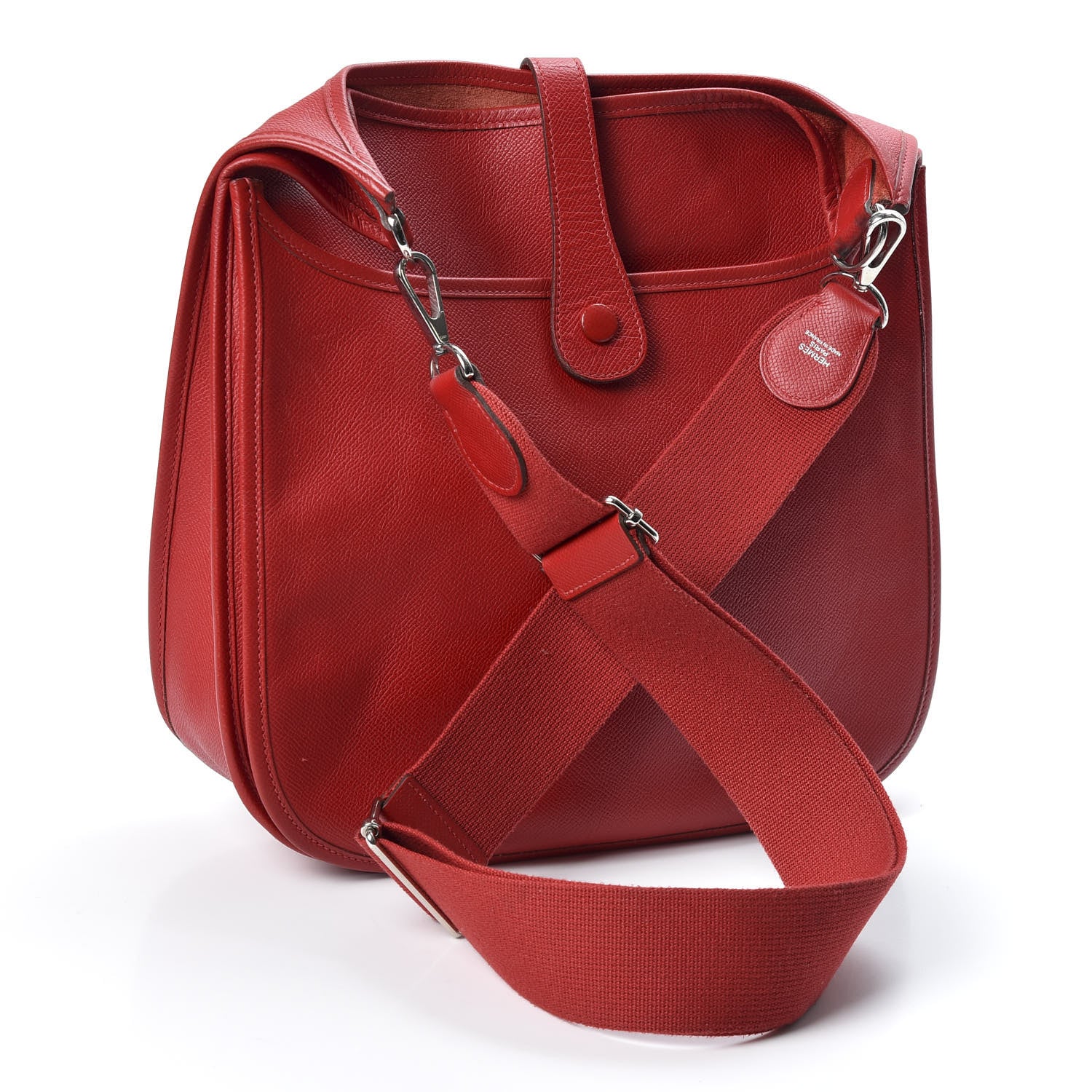 Hermes Epsom Evelyne III GM Rouge Casaque 2 of 13