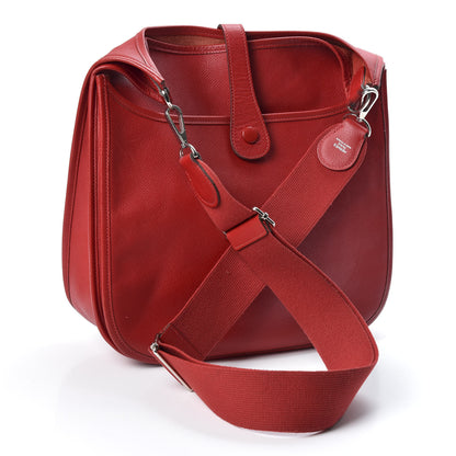 Hermes Epsom Evelyne III GM Rouge Casaque 2 of 13