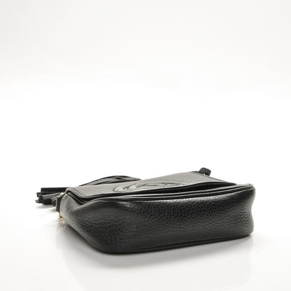 Gucci Pebbled Calfskin Small Soho Flap Crossbody Black 4 of 8