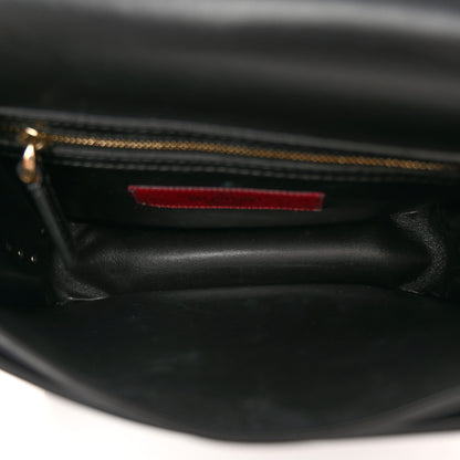 Valentino Garavani Vitello Rockstud Shoulder Flap Messenger Bag Black 5 of 11