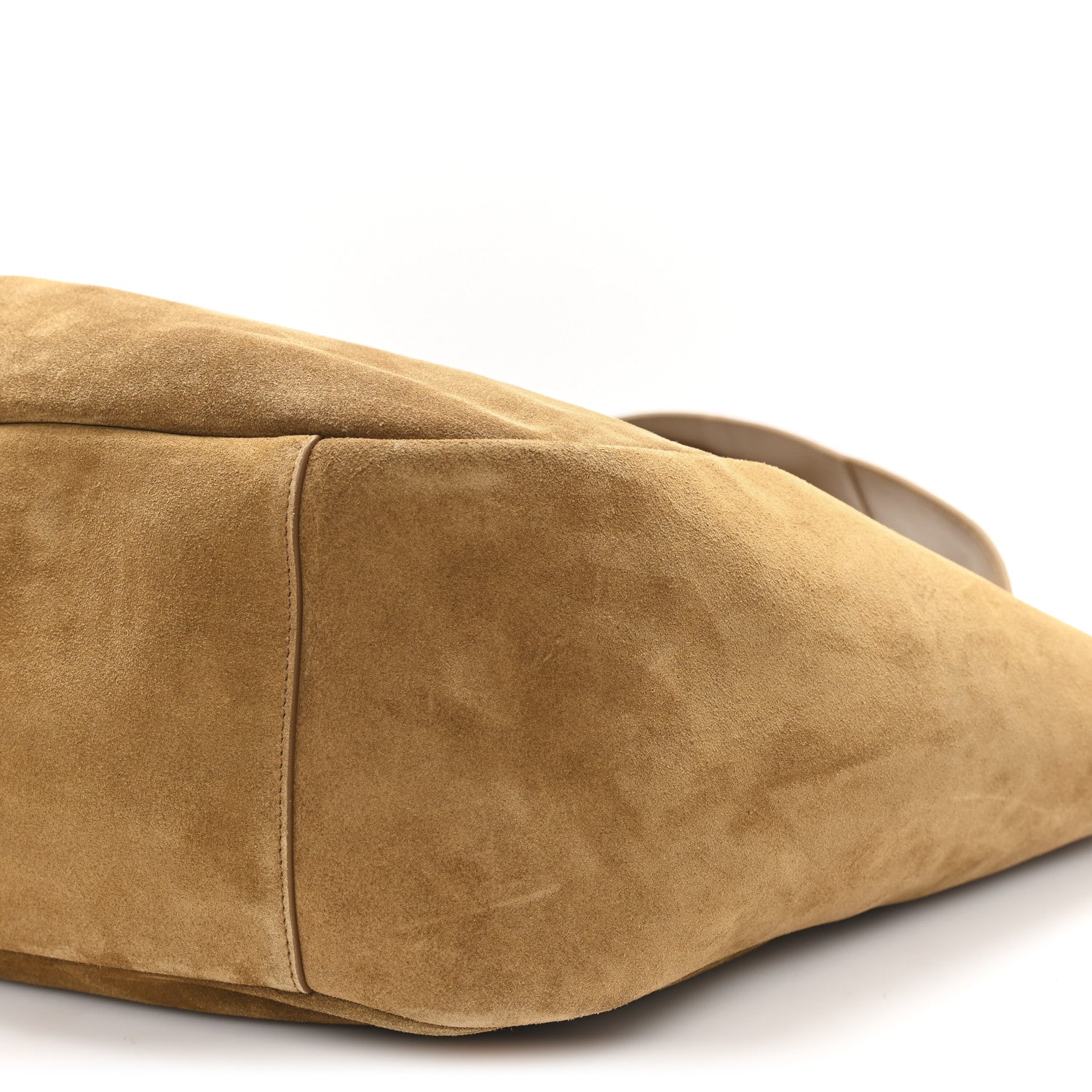 Saint Laurent Suede Bea Tote Golden Leaf 10 of 10