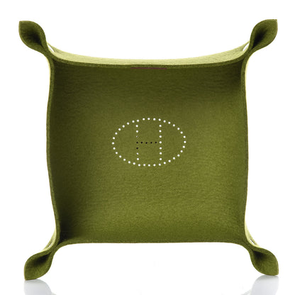 Hermes Felt Change Tray Vert Anis 5 of 7