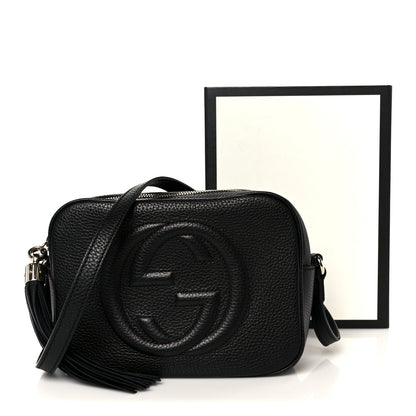 Gucci Pebbled Calfskin Small Soho Disco Bag Black 12 of 12