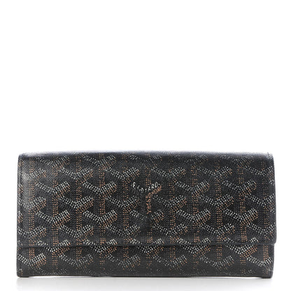 Goyard Goyardine Varenne Long Wallet Black 1 of 7
