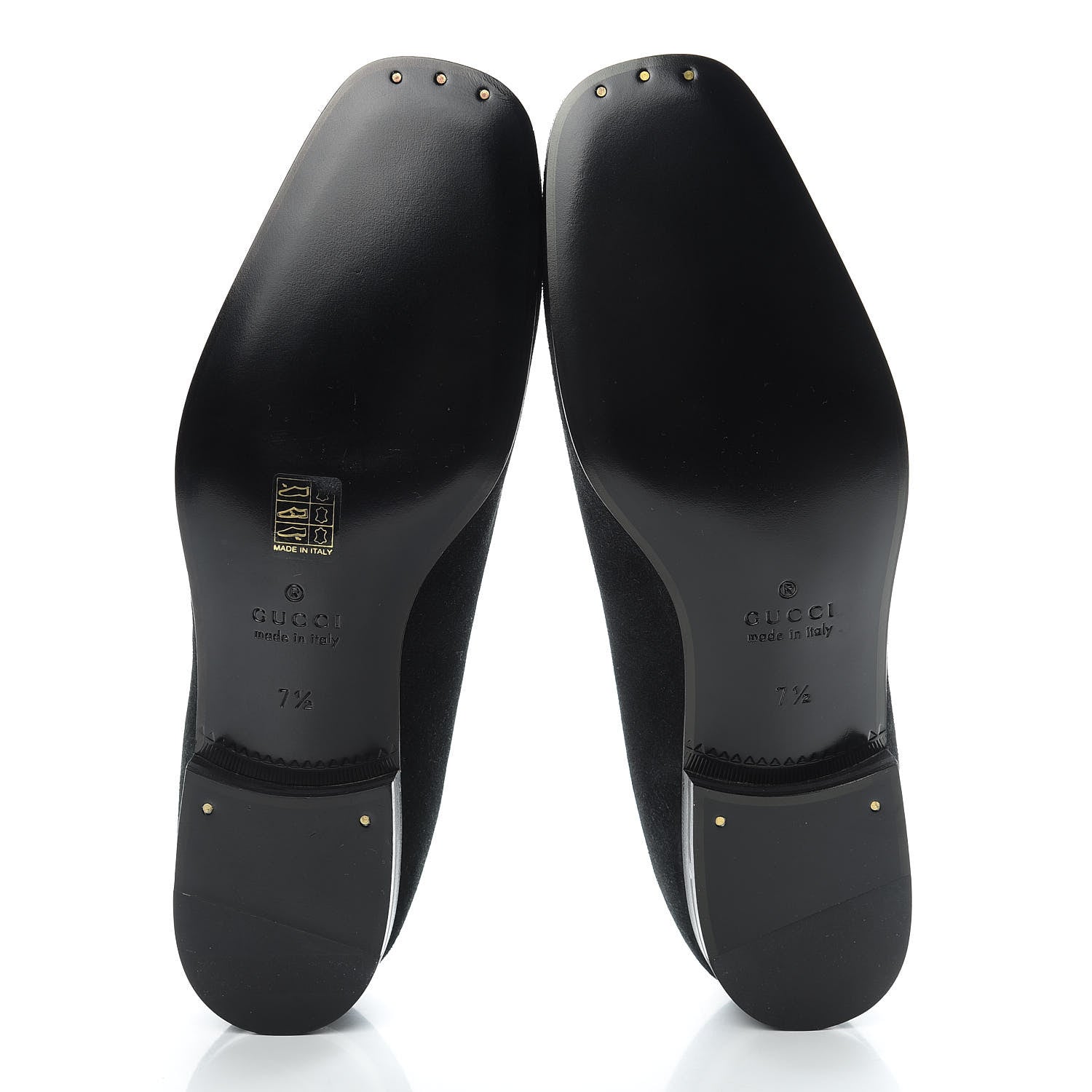 Gucci Suede Dragon Embroidered Mens Loafers 7.5 Black 5 of 8