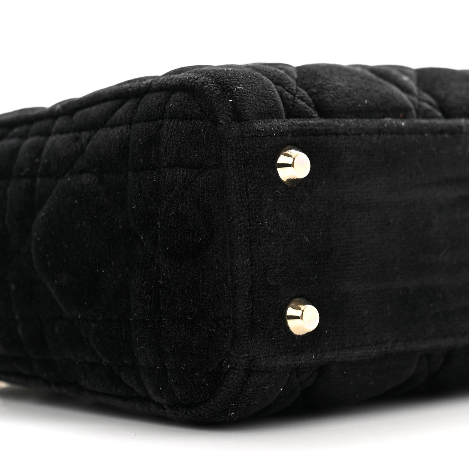 Christian Dior Velvet Mini Lady Dior Black 9 of 12