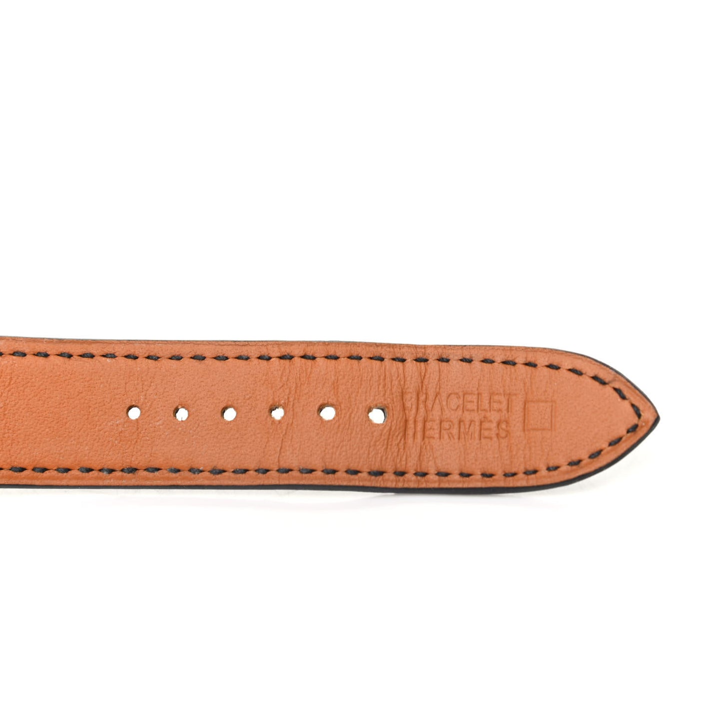 Matte Alligator Heure H Hour Watch Strap 80 Black