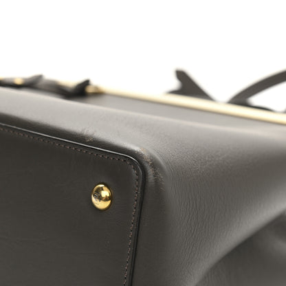 Fendi Vitello Dolce Petite 2Jours Tote Verde Prato Menta 14 of 16