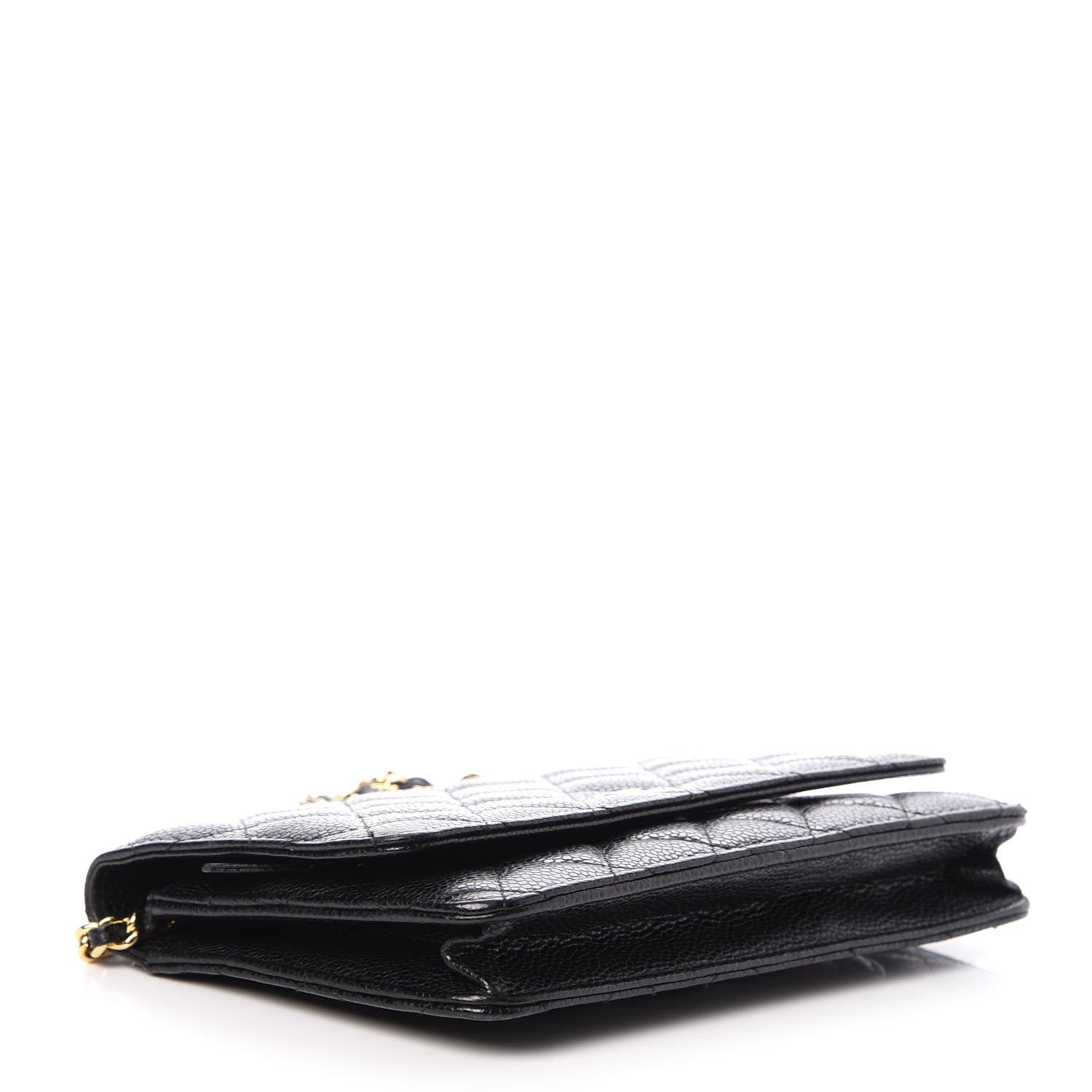 Chanel Caviar Quilted Wallet On Chain WOC Black 4 of 8