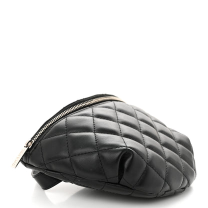 Chanel Lambskin Quilted Waist Belt Bag Black 4 of 10