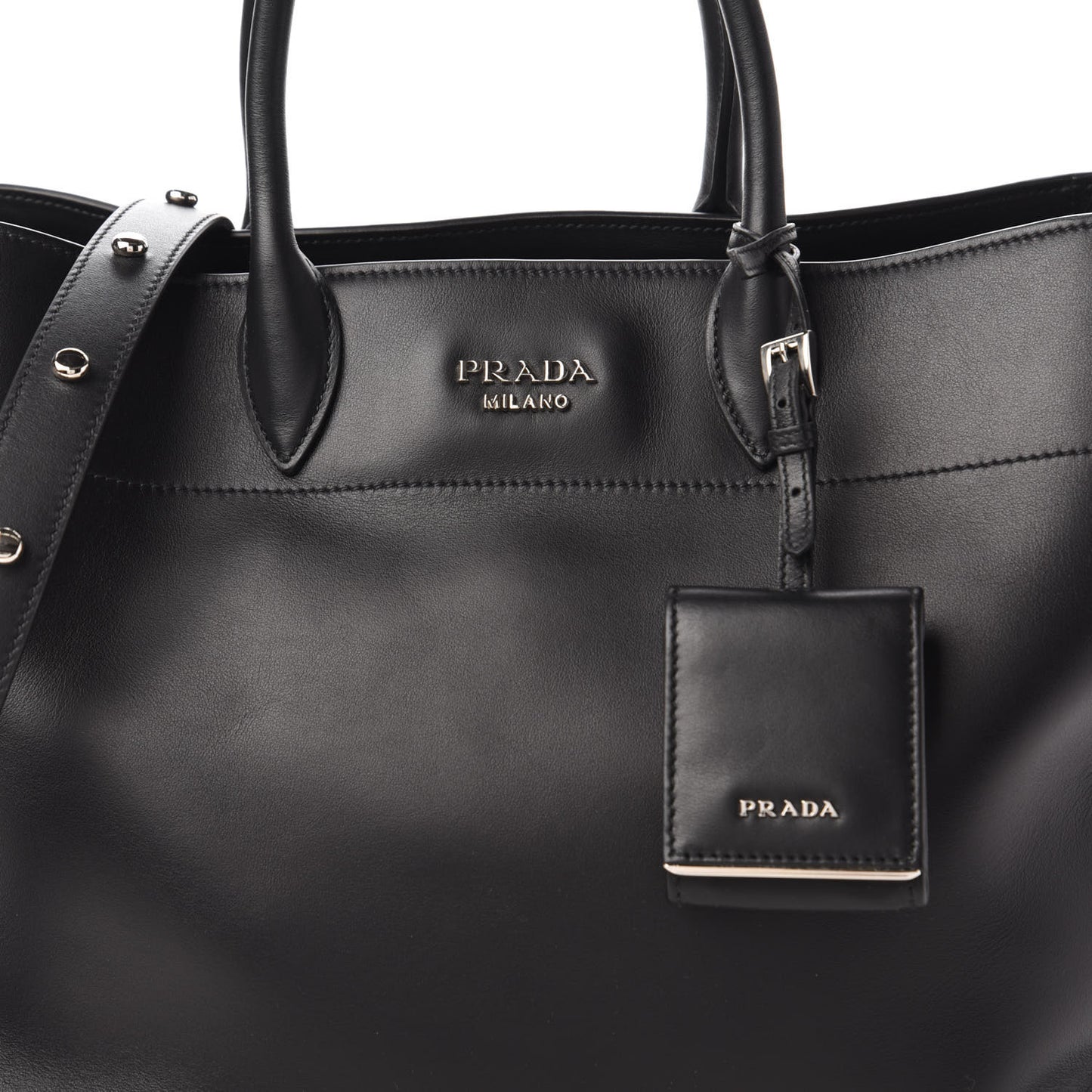 City Calfskin Tote Black