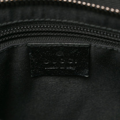Gucci Monogram Flat Messenger Bag Black 6 of 11