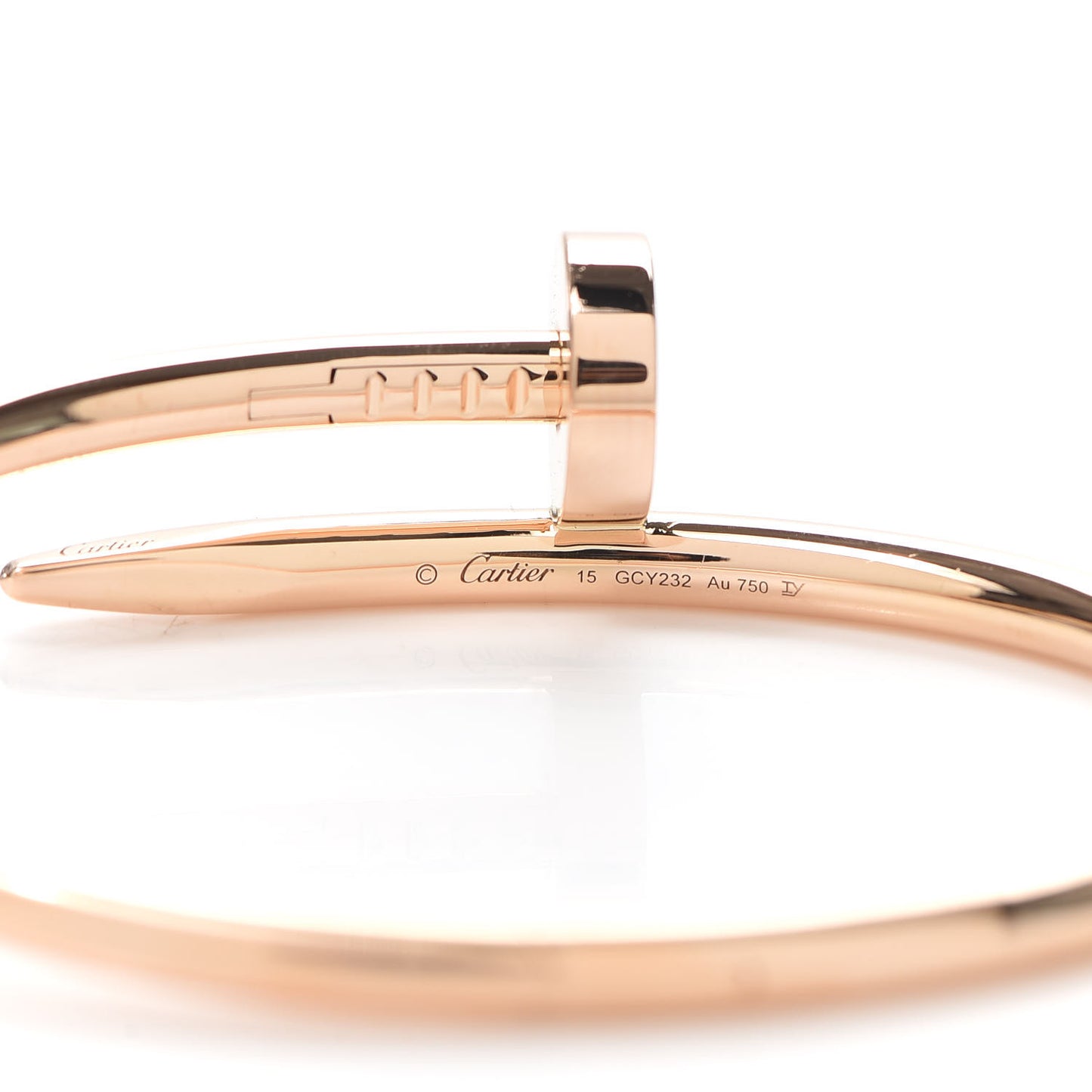18K Pink Gold Juste Un Clou Bracelet 15
