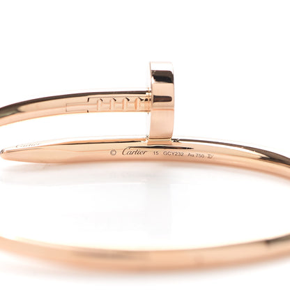 Cartier 18K Pink Gold Juste Un Clou Bracelet 15 4 of 6