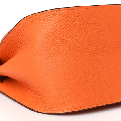 Hermes Taurillon Clemence Jypsiere 28 Orange 8 of 9