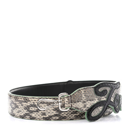 Fendi Calfskin Elaphe Open Your Heart Strap You 1 of 4