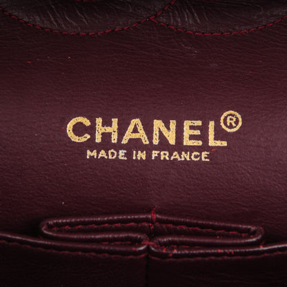 Chanel Lambskin Quilted Medium Double Flap Black 7 of 10
