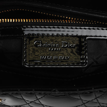 Christian Dior Patent Cannage Medium Lady Dior Black 6 of 10