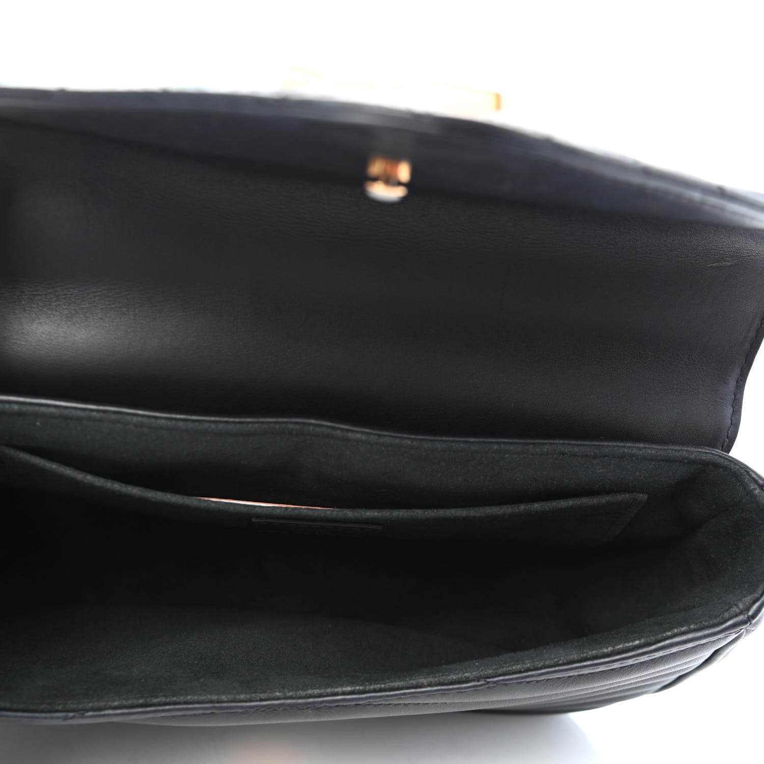 Louis Vuitton Calfskin New Wave Chain MM Black 4 of 4