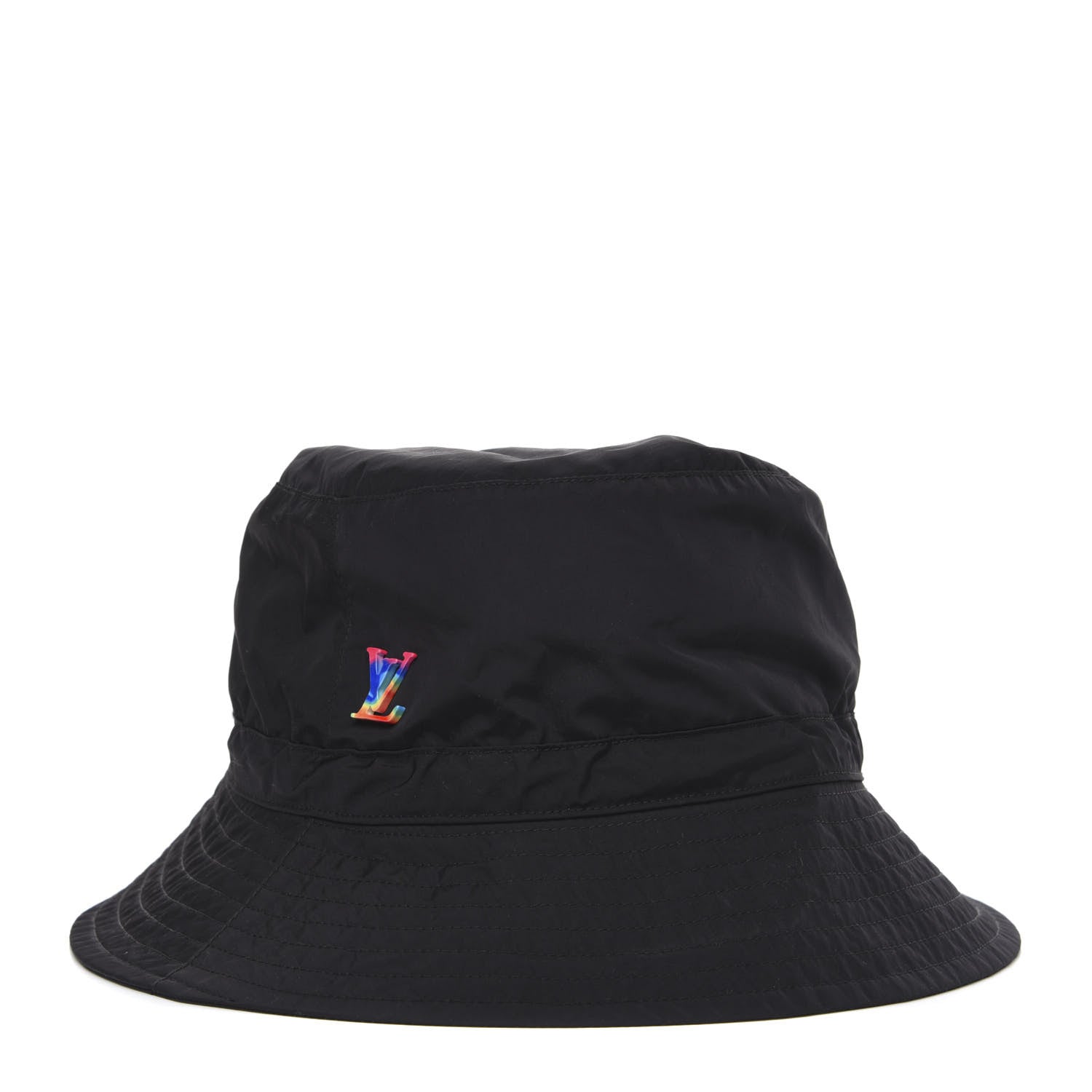 Louis Vuitton Nylon 2054 Transformable Bob Bucket Hat Black 1 of 6