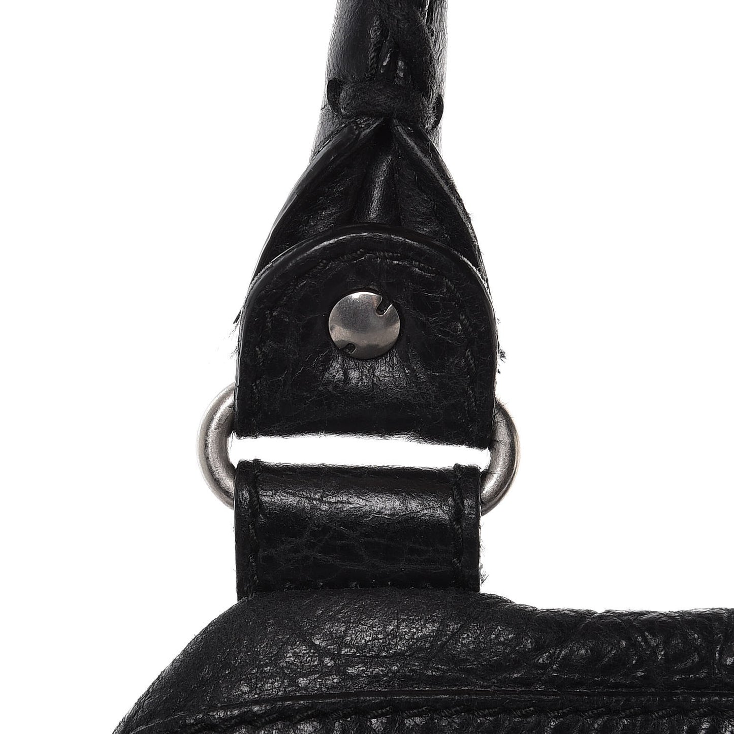 Agneau Classic Hardware Large Square Tote Black