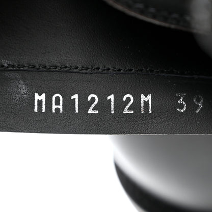Louis Vuitton Calfskin Monogram Wonderland Flat Ranger Boots 39 Black 7 of 9