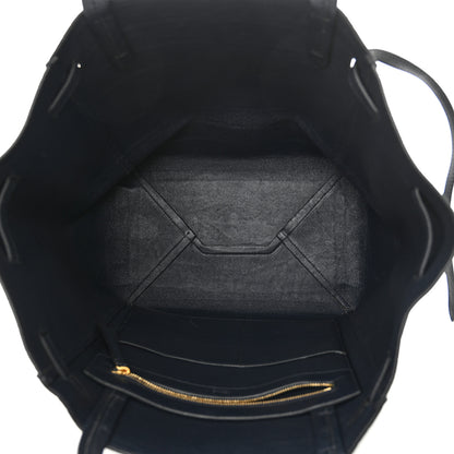 Celine Crocodile Embossed Calfskin Medium Belt Cabas Phantom Navy 5 of 11