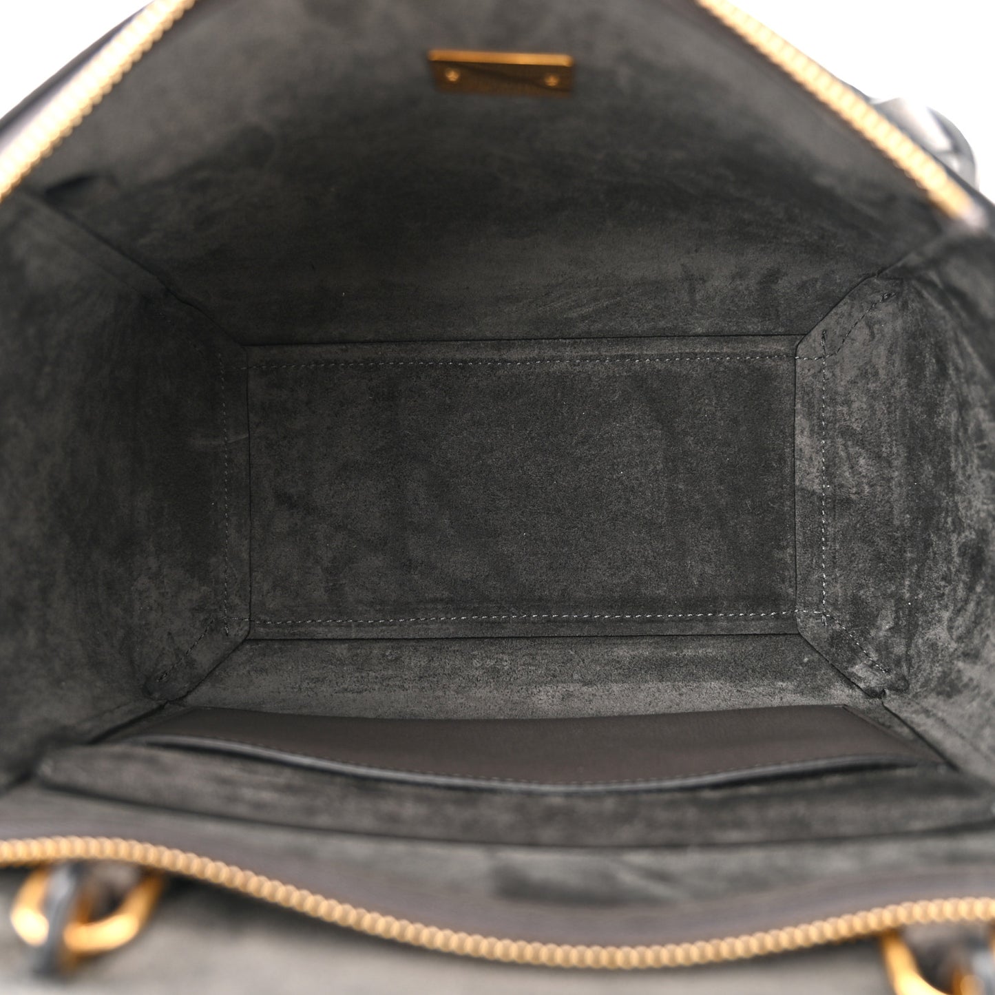 Grained Calfskin Micro Belt Bag Grey