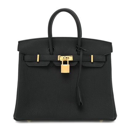 Hermes Togo Birkin 25 Black 1 of 9