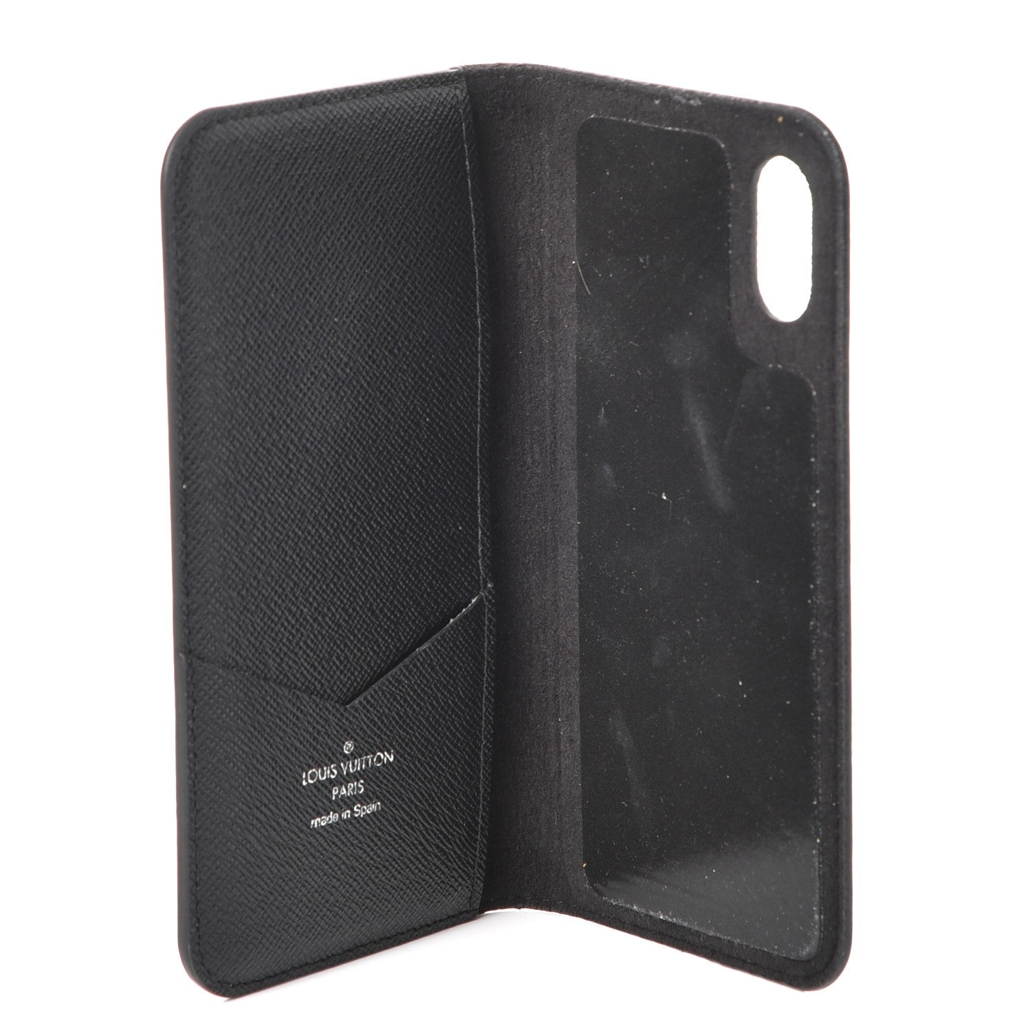 Louis Vuitton Monogram Eclipse iPhone X Folio Case 5 of 7