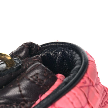 Louis Vuitton Satin Quilted Monogram Coquette Pochette Bunny Pink 10 of 10