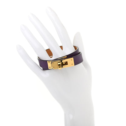 Hermes Swift Kelly Double Tour Bracelet S Cassis 2 of 7