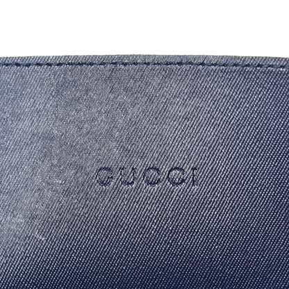 Gucci GG Supreme Monogram Blooms Medium Reversible Tote Beige Blue Navy 11 of 16