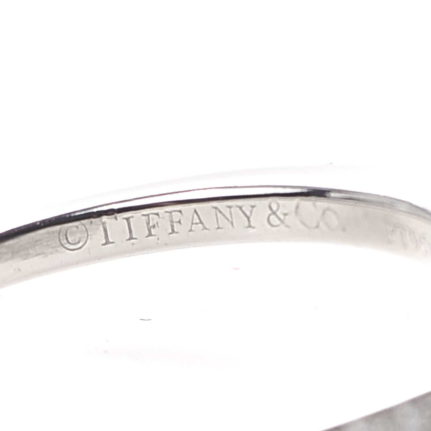 Tiffany Platinum Pink Sapphire Diamond Legacy Ring 49 5 4 of 5