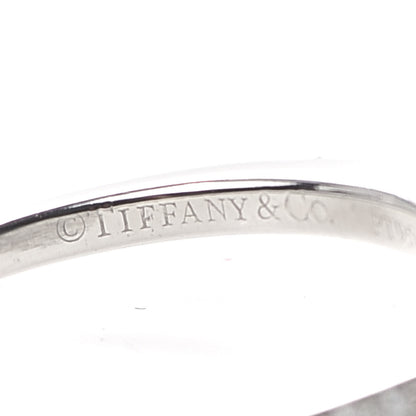 Tiffany Platinum Pink Sapphire Diamond Legacy Ring 49 5 4 of 5