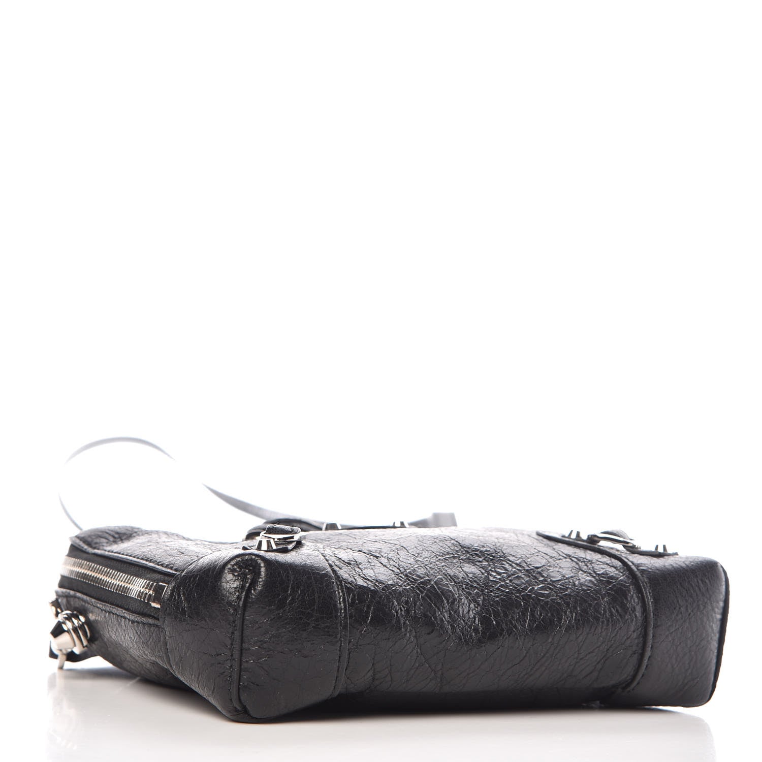 Balenciaga Agneau Classic Hardware XS Reporter Crossbody Black 4 of 8