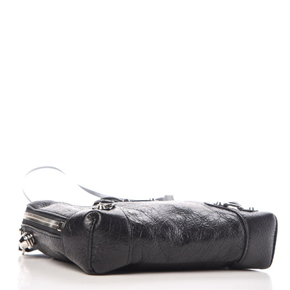 Balenciaga Agneau Classic Hardware XS Reporter Crossbody Black 4 of 8