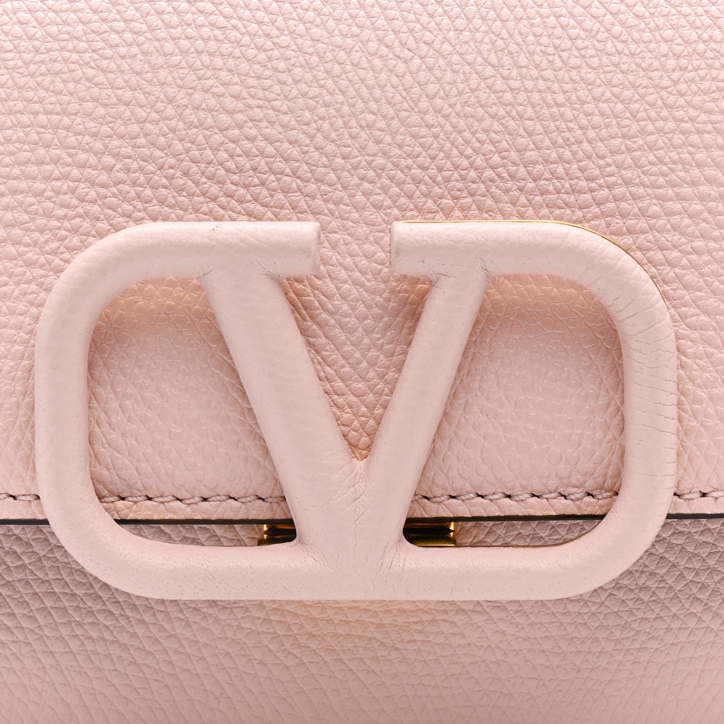 Grainy Calfskin VSling Belt Bag Rose Quartz