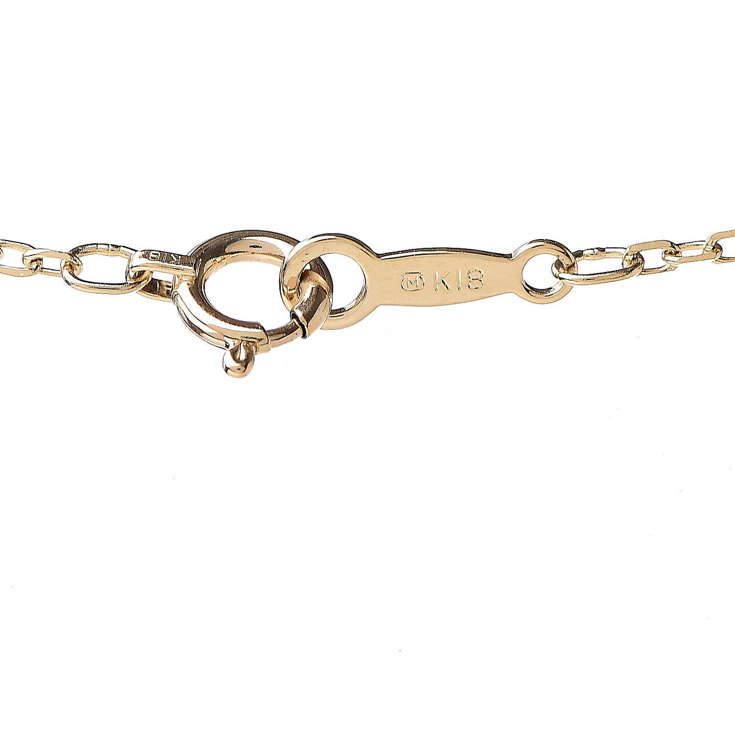 18K Yellow Gold Akoya Pearl 7mm Pendant Necklace