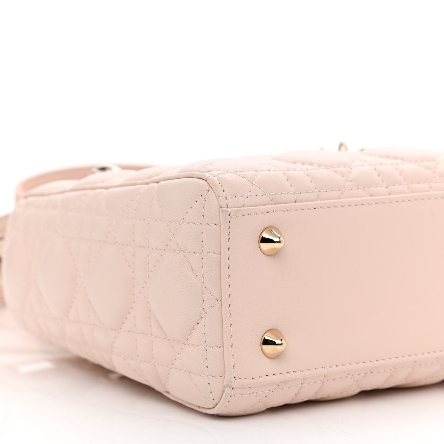 Christian Dior Lambskin Cannage Small Lucky Badges My Lady Dior Pink 8 of 10